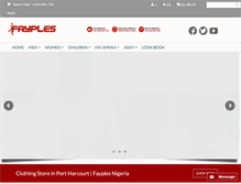 Tablet Screenshot of fayples.com